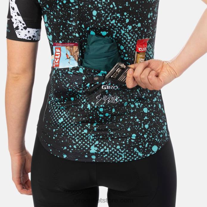 juoda jasuda 2H6R1272 moterys chrono ekspertų marškinėliai Giro