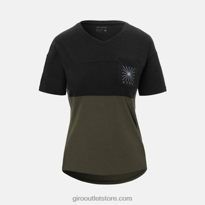 juoda/tako žalia 2H6R1120 moterys jojimo megztinis Giro