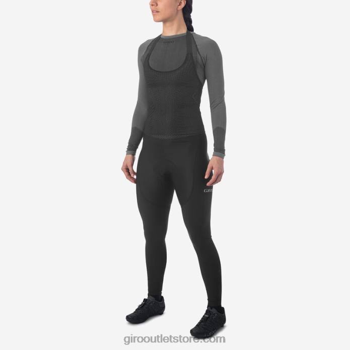 juodas 2H6R705 moterys chrono expert terminis apynasris seilinukas Giro