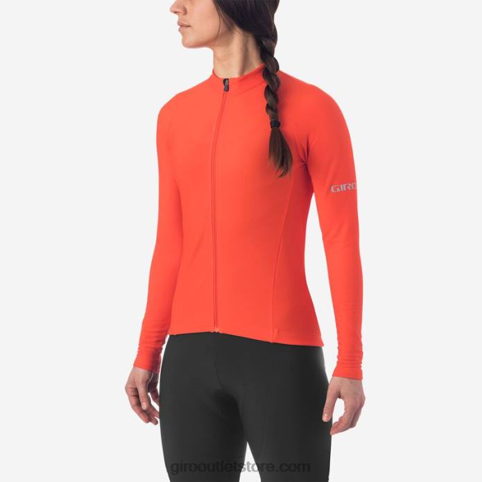 vermilijonas 2H6R1249 moterys chrono thermo ls džersis Giro