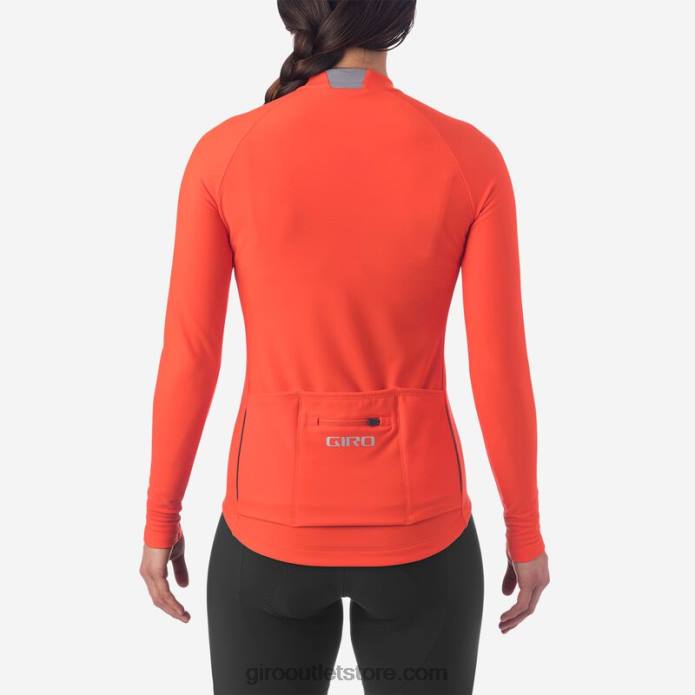 vermilijonas 2H6R1249 moterys chrono thermo ls džersis Giro