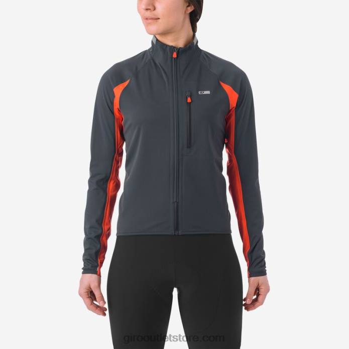 vermilijonas 2H6R1355 moterys chrono pro neoshell striukė Giro