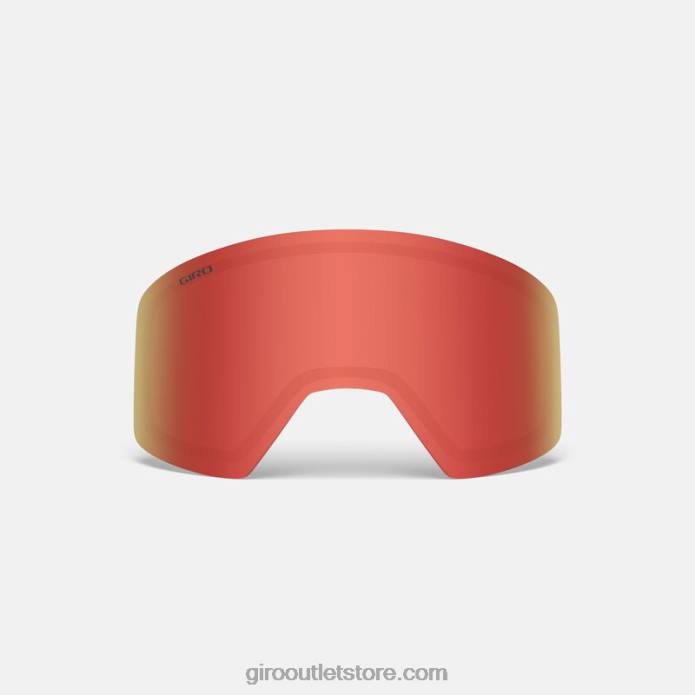 gintaro raudona 2H6R1056 unisex blok mtb akinių pakeitimo objektyvas Giro