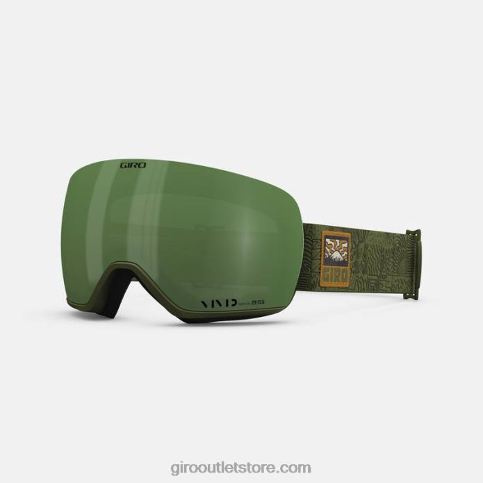 „trail green“ nuotykių tinklelis 2H6R601 unisex straipsnio akiniai Giro