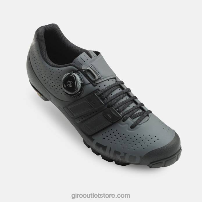 tamsus šešėlis/juodas 2H6R1067 unisex kodo techlace batai Giro