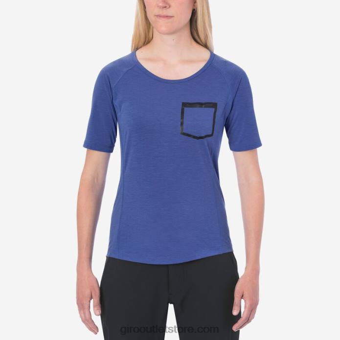 elektrinė violetinė 2H6R1360 moterys rizikos marškinėliai Giro