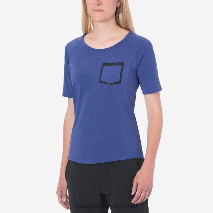 elektrinė violetinė 2H6R1360 moterys rizikos marškinėliai Giro