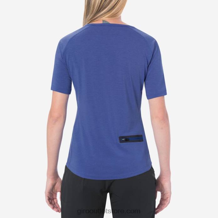 elektrinė violetinė 2H6R1360 moterys rizikos marškinėliai Giro