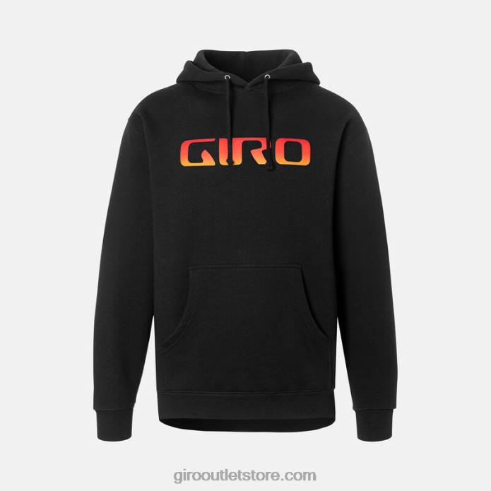 juodas hiperglitch 2H6R965 unisex džemperis su logotipu Giro