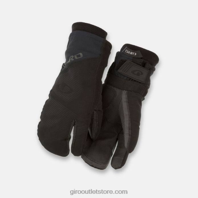 juodas 2H6R163 unisex 100 atspari pirštinė Giro