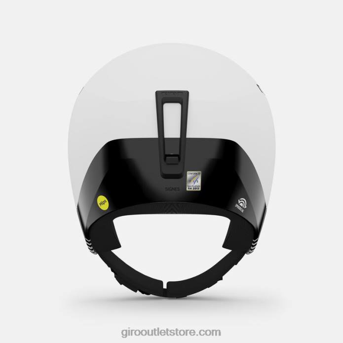 matinė balta 2H6R962 unisex ženklų sferinis šalmas Giro