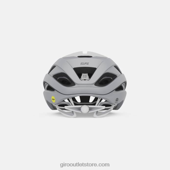 matinė balta/sidabrinė 2H6R80 unisex Eclipse sferinis šalmas Giro