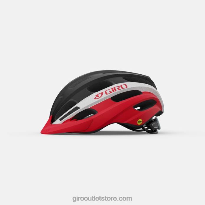 matinė juoda/raudona 2H6R608 unisex registruok mips šalmą Giro