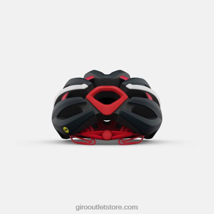 matinis portaro pilka/balta/raudona 2H6R483 unisex synthe mips ii šalmas Giro