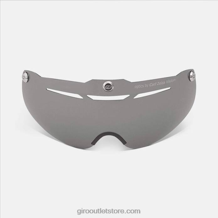 sidabrinė blykstė 2H6R433 unisex skydas oro atakos šalmui Giro