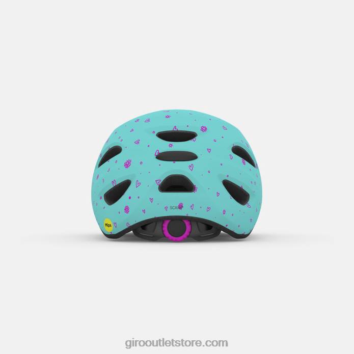 matinė rėkianti žalsva 2H6R1499 vaikai scamp mips šalmas Giro