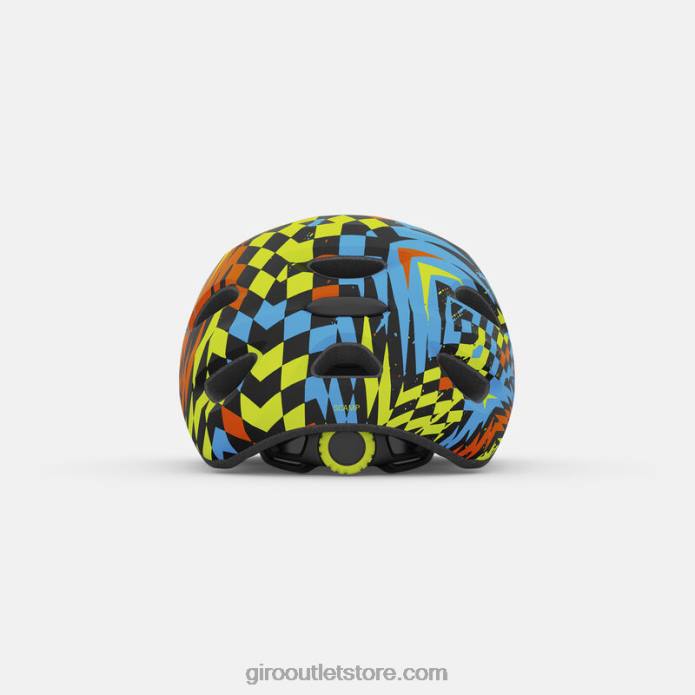 matinis juodas čekis išblukęs 2H6R1484 vaikai skraidyklės šalmas Giro