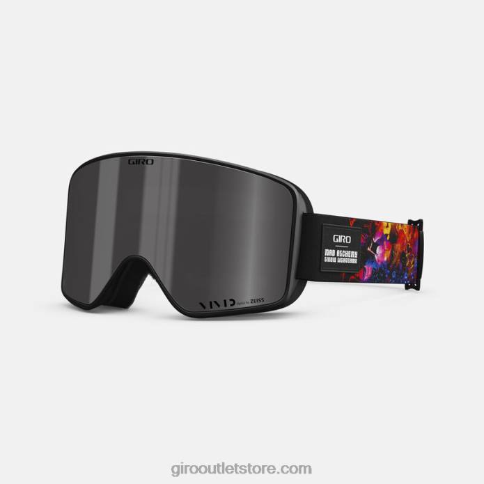 juoda/oranžinė skysta šviesa 2H6R338 vyrų metodo akiniai Giro