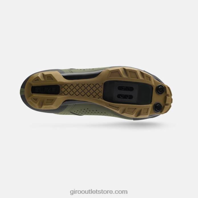 alyvuogių / gumos 2H6R499 vyrų privatūs nėriniuoti batai Giro