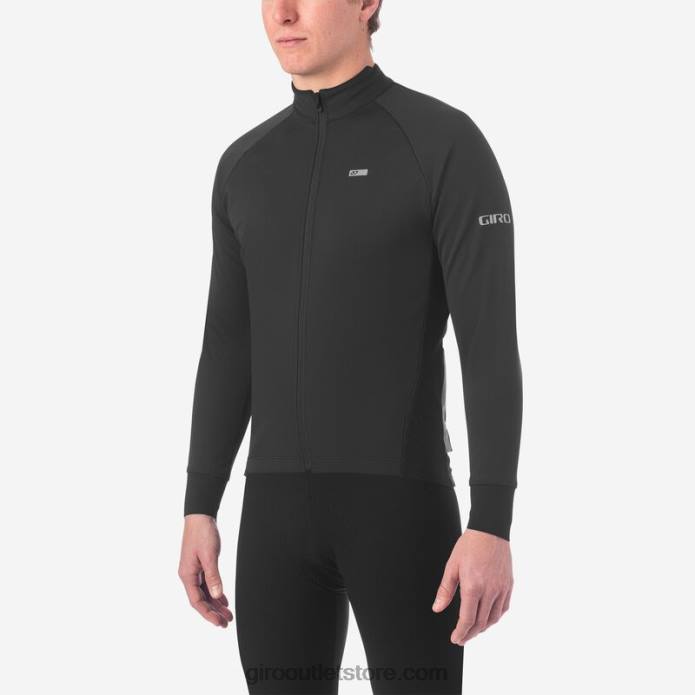 juodas 2H6R147 vyrų chrono pro windbloc marškinėliai Giro