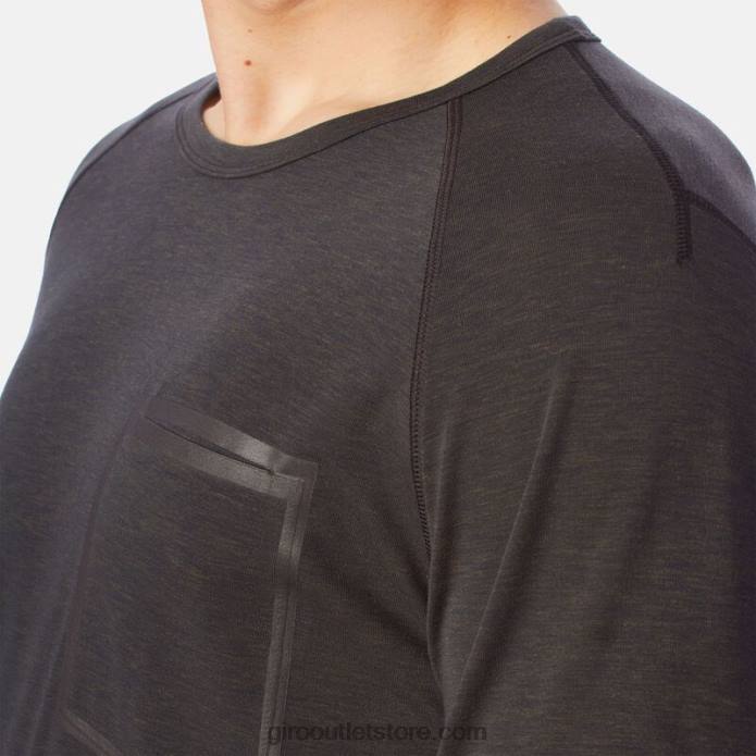 juodas 2H6R153 vyrų rizikos marškinėliai Giro