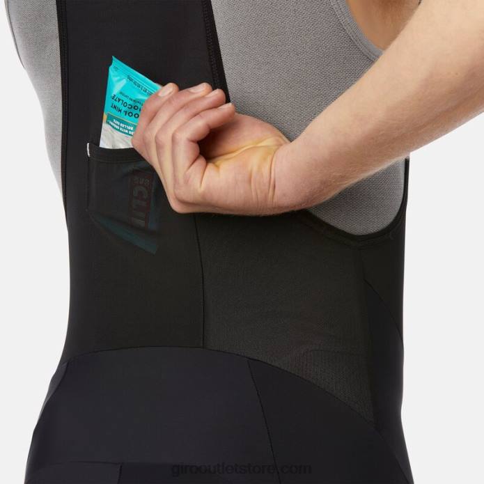 juodas 2H6R156 vyrų chrono sportinis trumpas seilinukas Giro