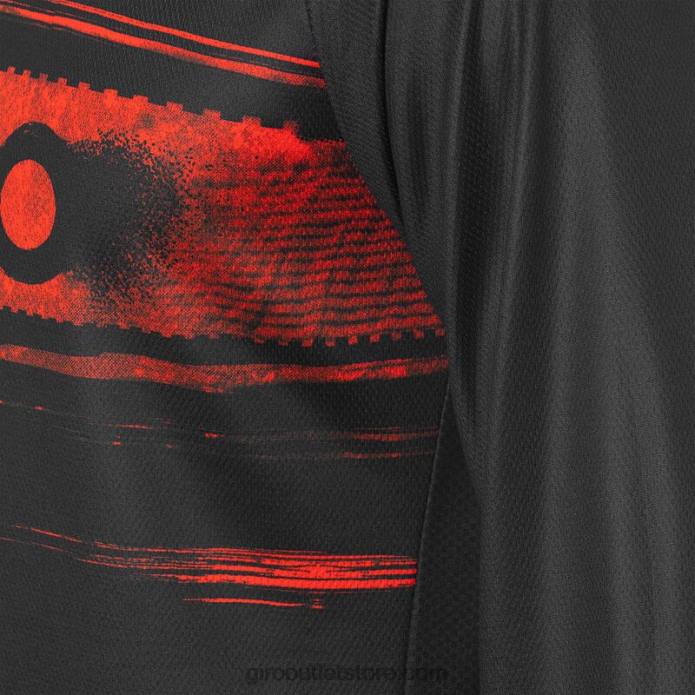 juodas/raudonas migdomasis 2H6R735 vyrų roust ls džersis Giro