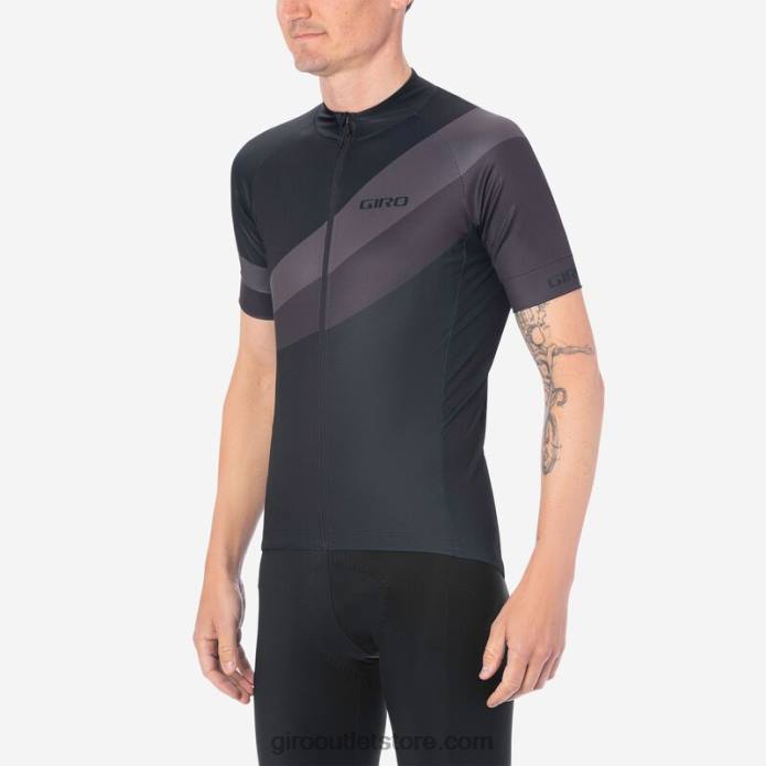 juodas tinkas 2H6R151 vyrų chrono sportiniai marškinėliai Giro