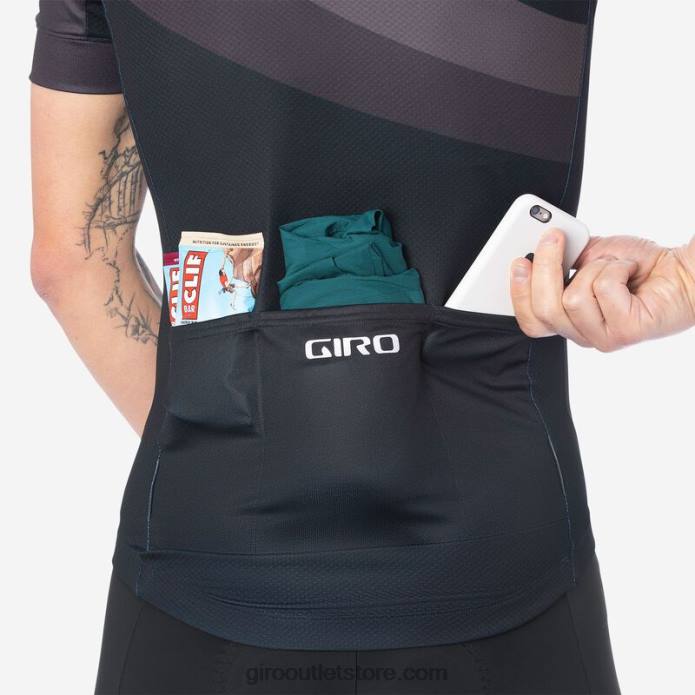 juodas tinkas 2H6R151 vyrų chrono sportiniai marškinėliai Giro