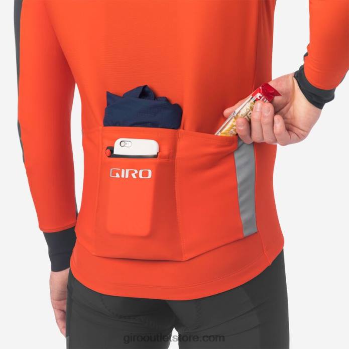 vermilijonas 2H6R715 vyrų chrono pro windbloc marškinėliai Giro