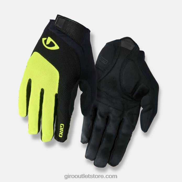 paryškinti geltoną 2H6R785 vyrų bravo gel lf glove Giro