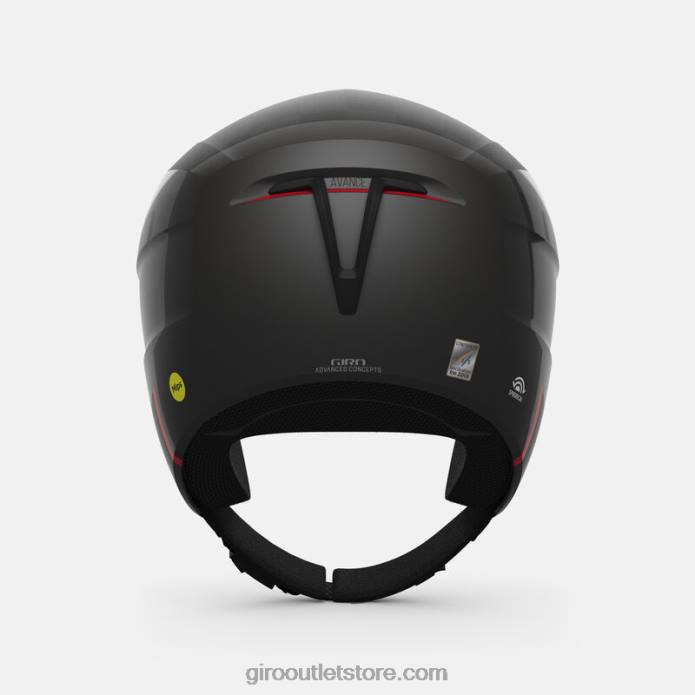 matinė juoda/karboninė 2H6R211 vyrų avance sferinis šalmas Giro