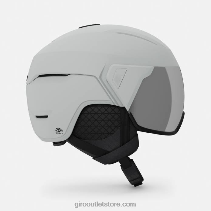 matinė šviesiai pilka 2H6R307 vyrų orbitinis sferinis šalmas Giro